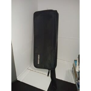 Vintage Case Logic Black Cassette Storage Carry Case Holds 15 Cassettes USA Made